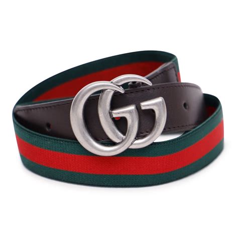 gucci belt red green .